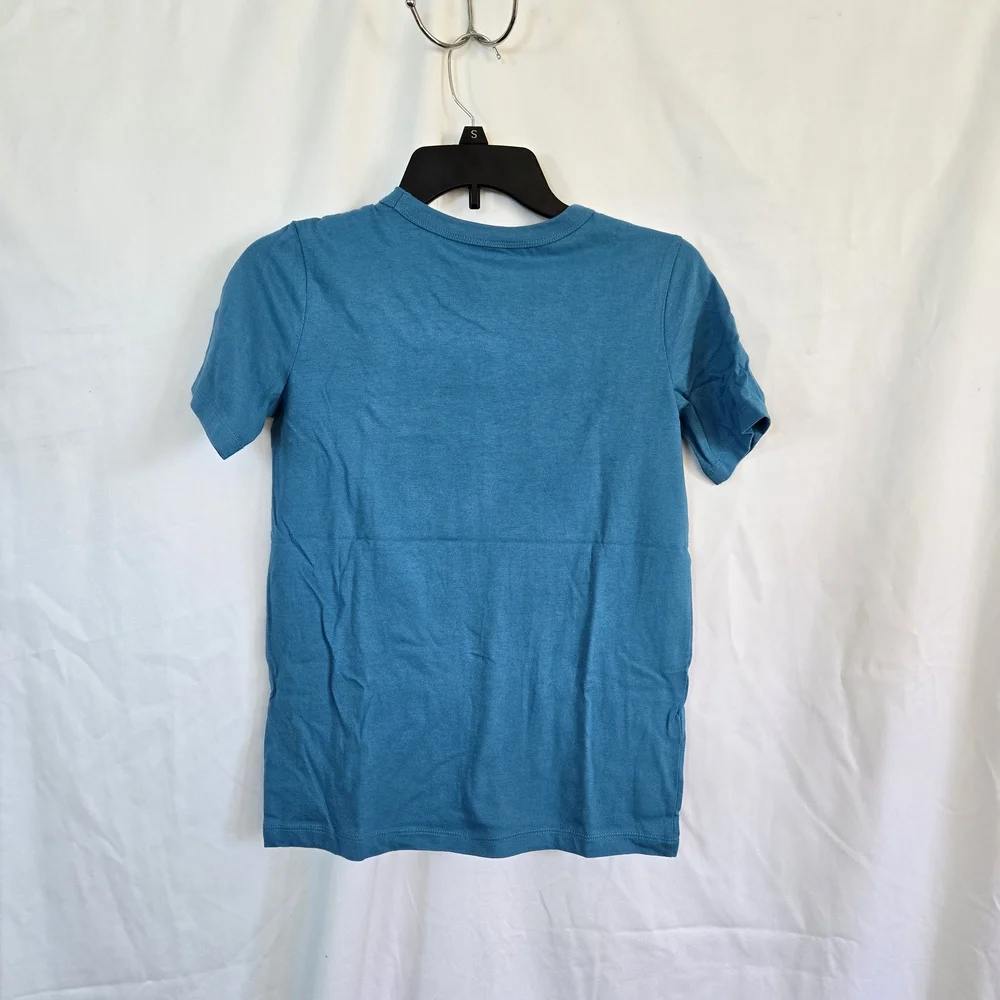 OshKosh Boys Teal Here Comes Awesome Glow In the Dark‎ Graphic Tee 10/12 NEW